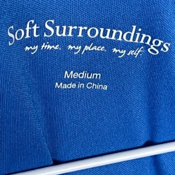 Soft Surroundings | Swansea Palace Blue Maxi Dress - Picture 6 of 8